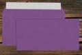 [120625] Briefhüllen DL 110x220 mm Haftklebend Violett 120 g/qm